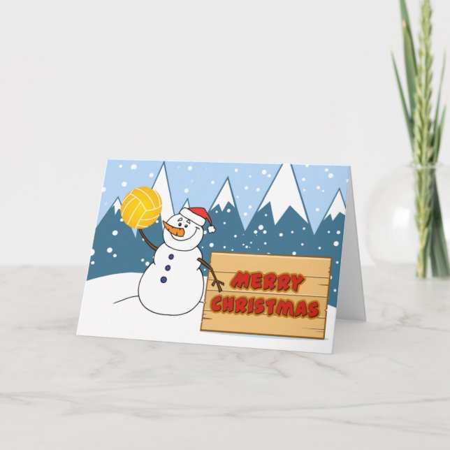 Carte Snowman Water Polo (Devant)