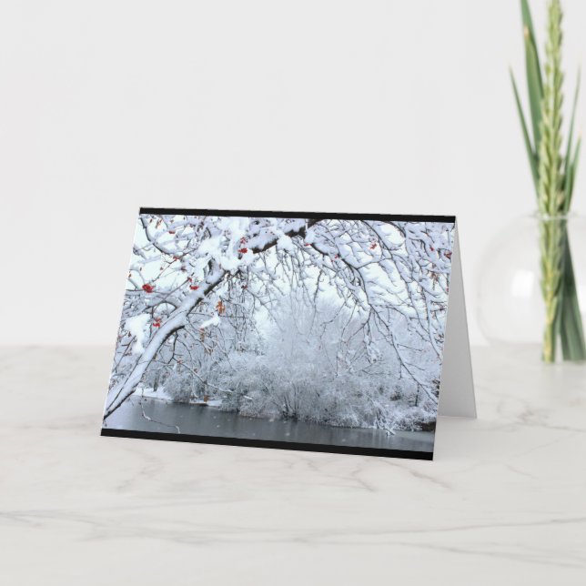Carte Snowy River Scene All Occasion (Devant)