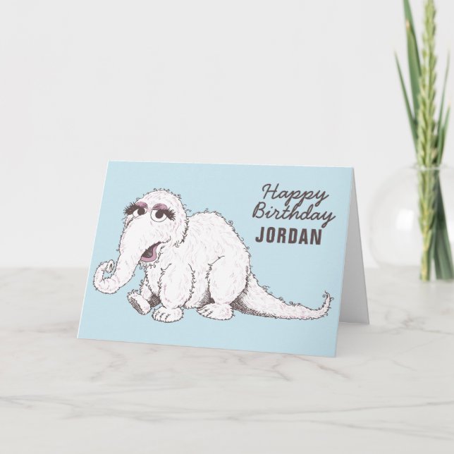 Carte Snuffleupagus| Parfois, les jours me manquent (Devant)