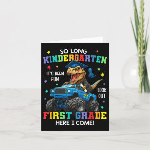 Carte So Long Kindergarten Graduation Cl 2025 Dinosaur K