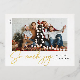 Carte So Much Joy - feuille