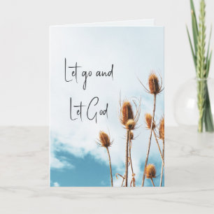 Carte Sobriété Anniversaire Let Go Let Go Let God