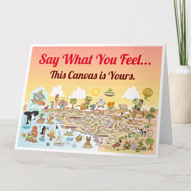 Carte SoCal personnalisée (Devant)