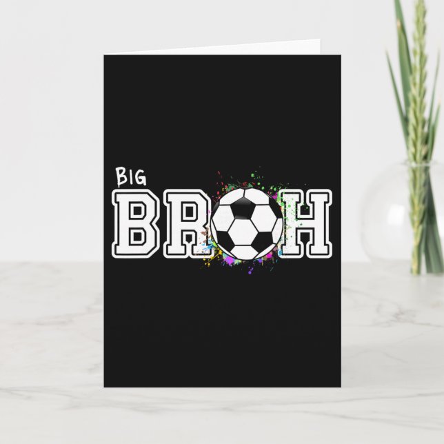 Carte Soccer Big Bruh 1er Anniversaire  (Devant)