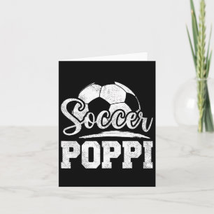 Carte Soccer Poppi Joueur de football Jour Père&#; s Da