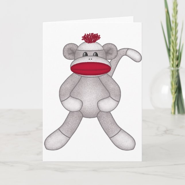 Carte Sock Monkey (Devant)