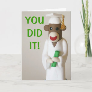 Carte Sock Monkey GRAD