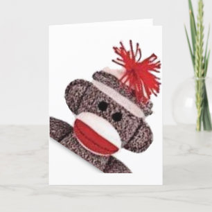 Carte Sock Monkey marchandises produits cadeaux