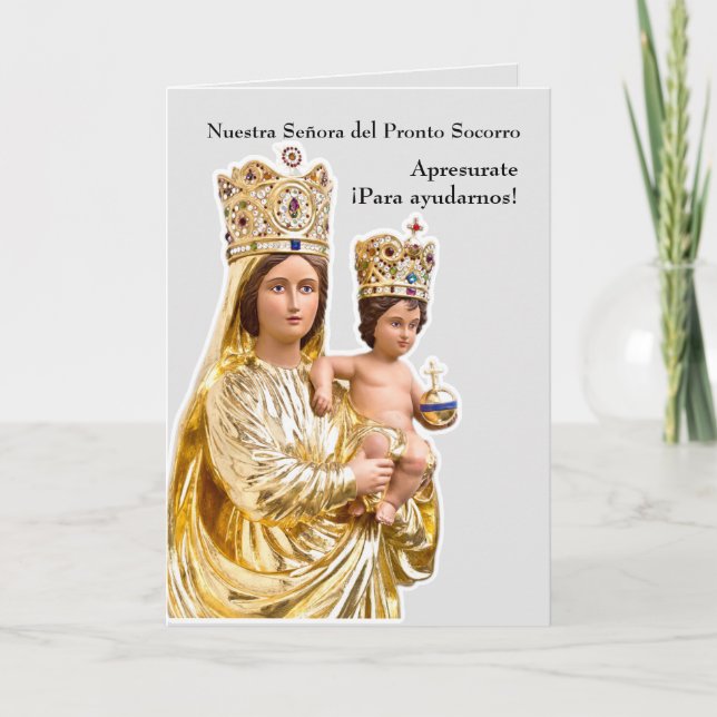 Carte Socorro Nuestra Señora del Pronto (Devant)