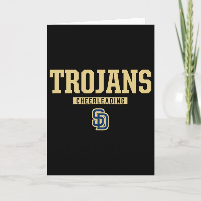 Carte Soddy-daisy Trojans Logo Cheerleading Lycée  (Devant)