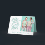 Carte Soeur Best Friends Forever Photo Anniversaire Turq<br><div class="desc">Soeur Best Friends Forever Photo Anniversaire Turquoise Surtout pour votre soeur le jour de son anniversaire et ajoutez votre propre photo préférée de vous deux.</div>
