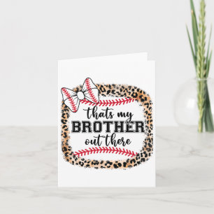 Carte Soeur Bysebyll Que Mon Frère Là-Bas Par