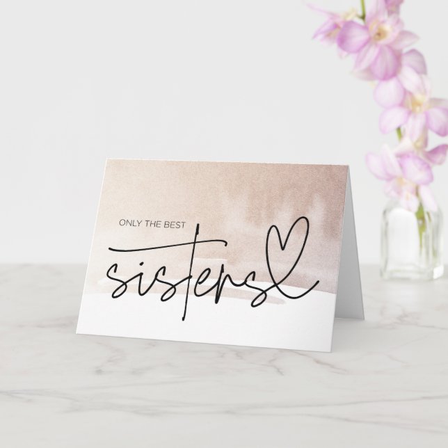 Carte Soeur de la grossesse à être Je suis enceinte Ca (Orchidée)