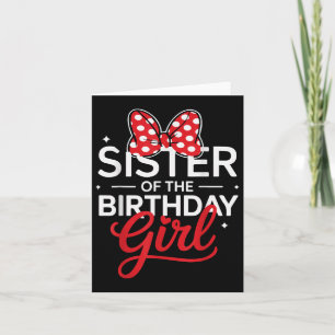 Carte Soeur De L'Anniversaire Fille Cute Rose Family Mat