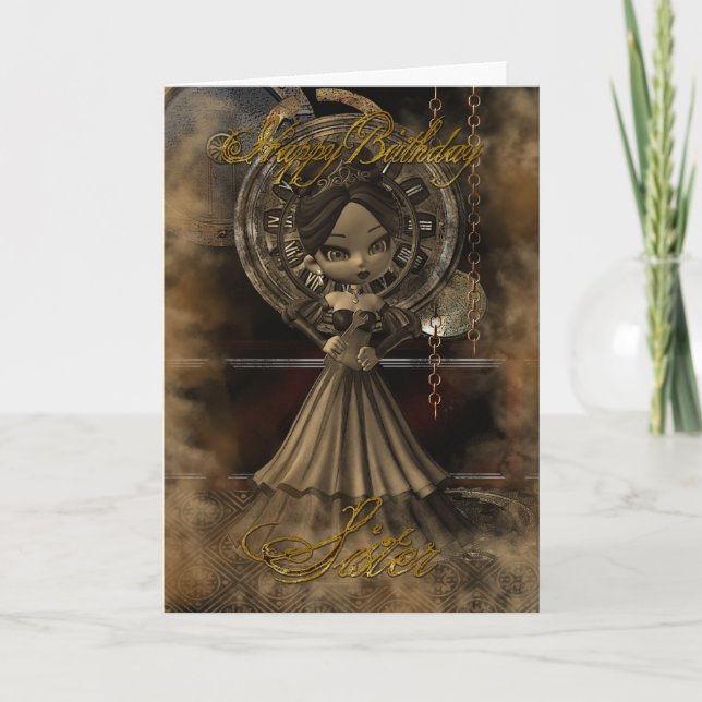 Carte Soeur Steampunk Moonies Cutie Pie (Devant)