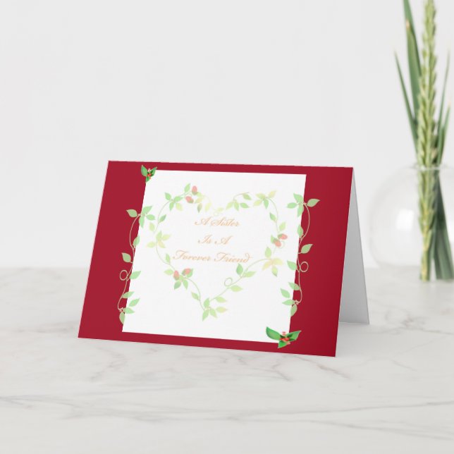 Carte Soeur Valentine (Devant)