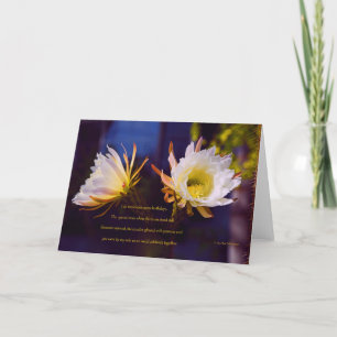 Carte "Soeurs #70" avec poème : Bougies