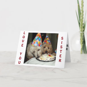 CARTE SOEUR'S BANTHDAY-RAPPELEZ-VOUS TOUT CE QUE NOUS AV