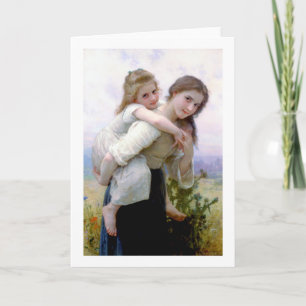 Carte Soeurs, Bouguereau