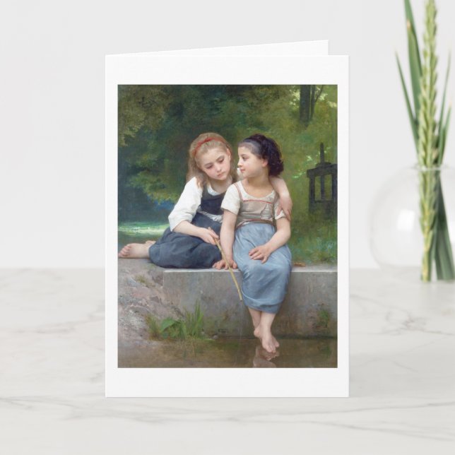Carte Soeurs, Bouguereau (Devant)