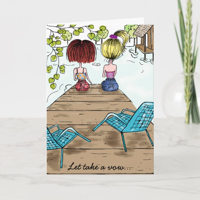 Carte Soeurs et amis (Devant)