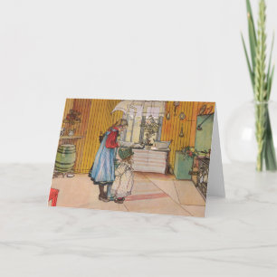 Carte Sœurs - Koket de Carl Larsson