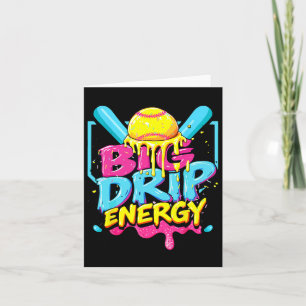 Carte Softball Big Drip Energy Girls Ice Cream Driam