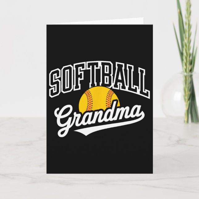 Carte Softball Grandma _1  (Devant)