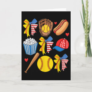 Carte Softll 4 juillet Nœud Coquette Femmes Filles Softl