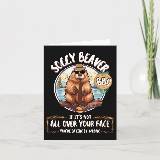 Carte Soggy Beaver Bbq (Devant)