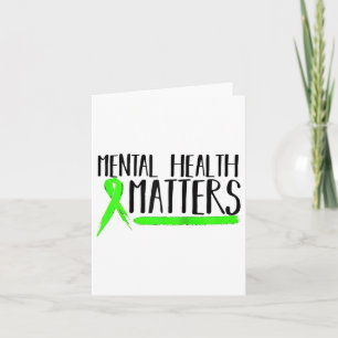 Carte Soins de santé mentale Cadeau Soins de santé menta