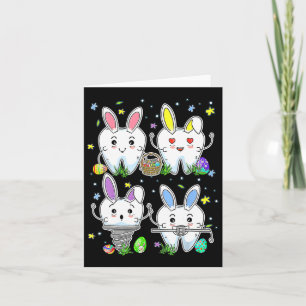 Carte Soins dentaires mignonnes Escouade dentaire Assist