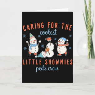 Carte Soins pour l'équipe de pédiatrie Snowmies la plus 
