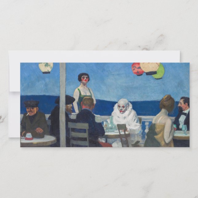 Carte Soir Bleu | Edward Hopper | (Devant)