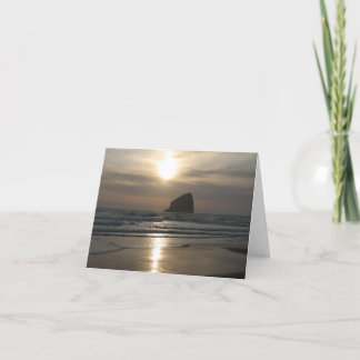 Carte Soirée à la roche de meule de foin