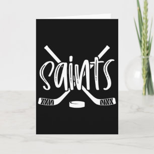 Carte Soirée de match d'esprit scolaire de la mascotte d