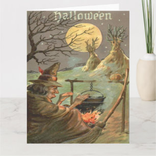 Carte Soirée de Pleine lune de la sorcière Cauldron