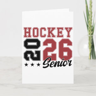 Carte Soirée des finissants de hockey Diplômés de hockey