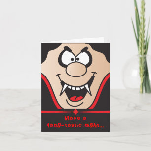 Carte Soirée d'Halloween fantaisiste