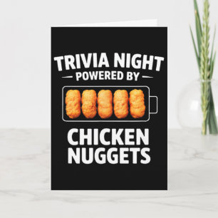 Carte Soirée Quiz Propulsée Par Des Nuggets De Poulet