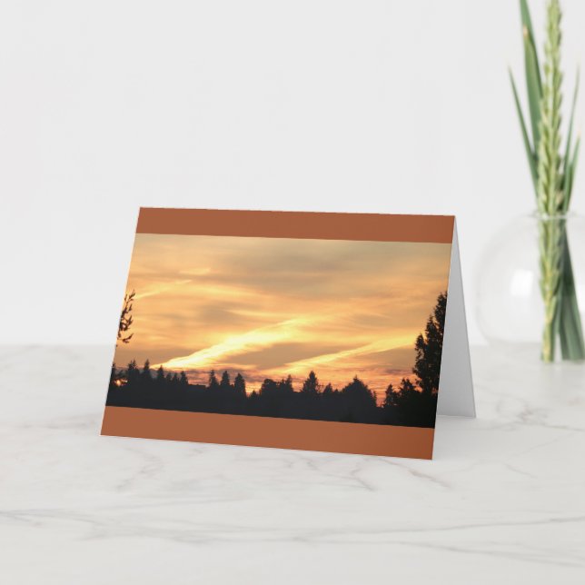Carte Soirée Sky, Bremerton, Washington (Devant)