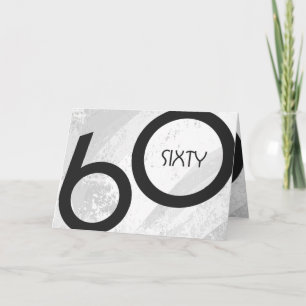 Carte Soixantième anniversaire