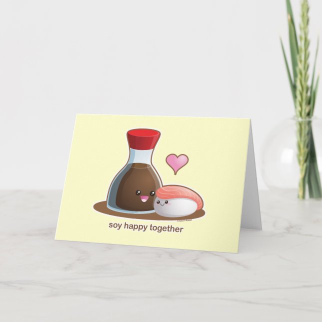 Carte Soja heureux (Devant)