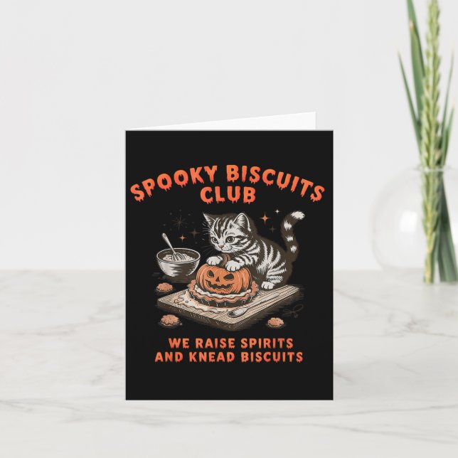 Carte Soky Biscuits Club Cat Halloween Cuisson (Devant)