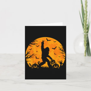 Carte Soky Halloween Bigfoot Citrouille Drôle Halloween