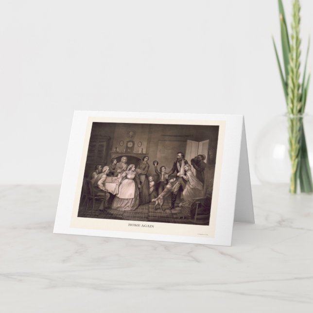 Carte Soldat de guerre civile étant souhaité la (Devant)