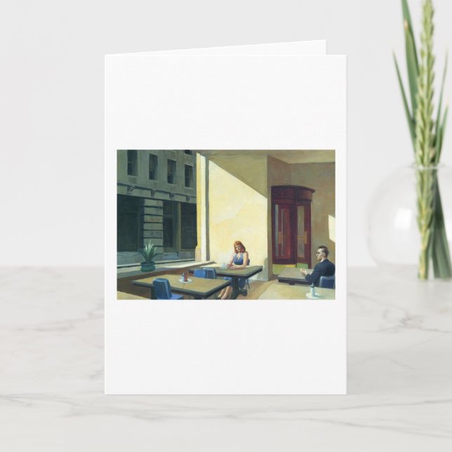 Carte Soleil à la cafétéria - Edward Hopper (Devant)