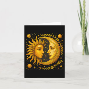 Carte Soleil Céleste Et Lune