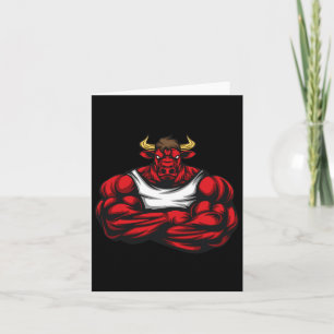 Carte Solide comme Bull Bodybuilding