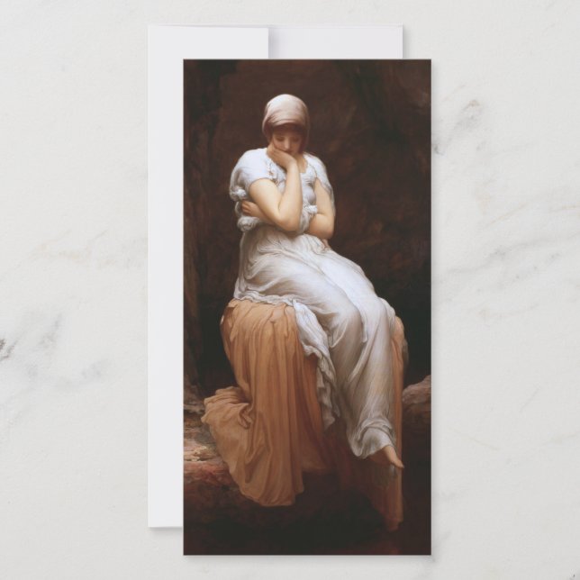 Carte Solitude (par Frederic Leighton) (Devant)